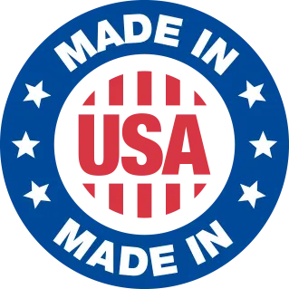 SugarMute made in USA quality badge